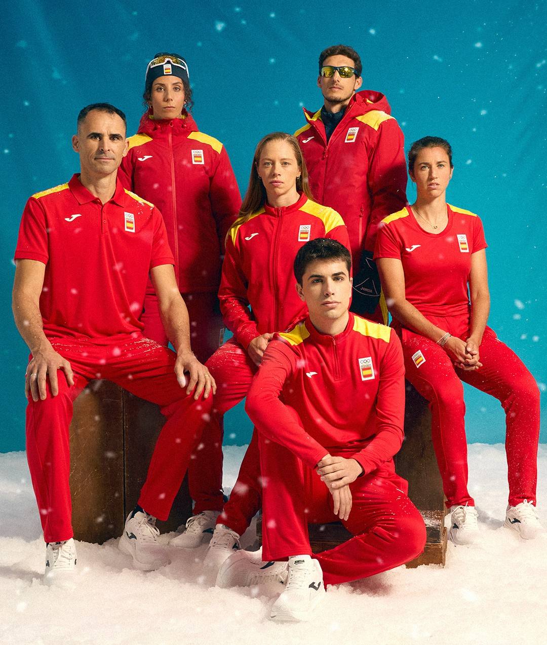 Team Spanje in kledingmerk Joma