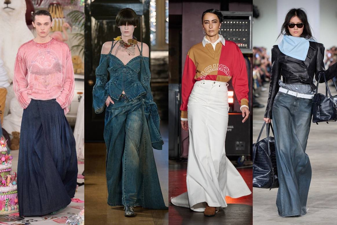 FW26 (from left to right): Diesel, Masha Popova, Private Policy and 7 For All Mankind