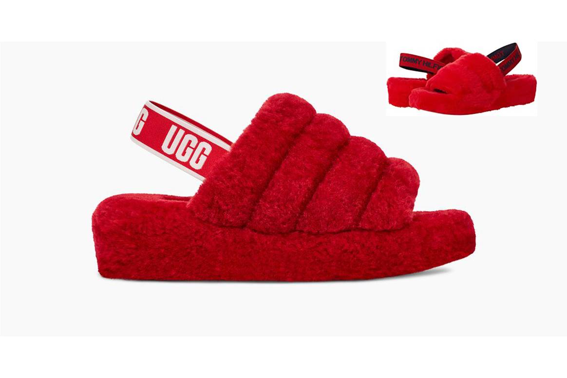 Image: Ugg Fluff Yeah Slide and Tommy Hilfiger slide