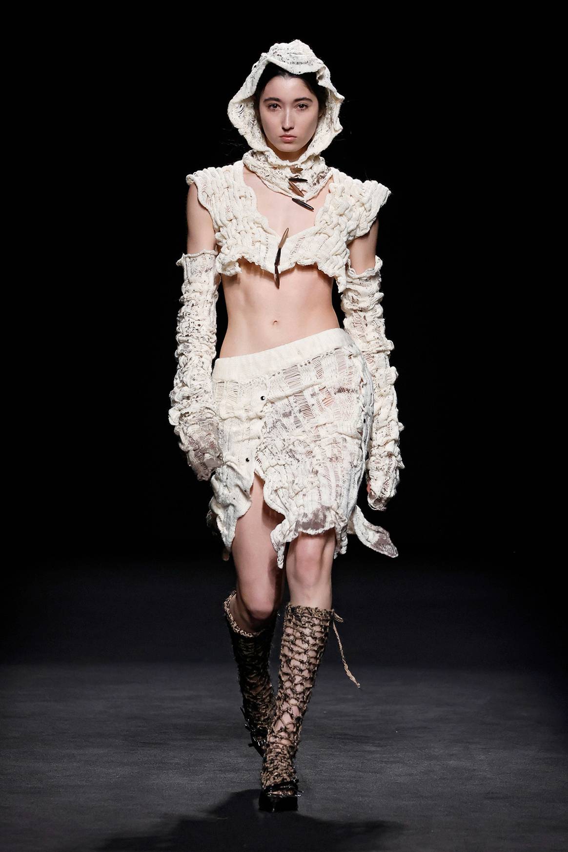 Desfile de Rtama en el circuito Ego para diseñadores emergentes de la 81ª edición de MBFW Madrid de febrero de 2025.