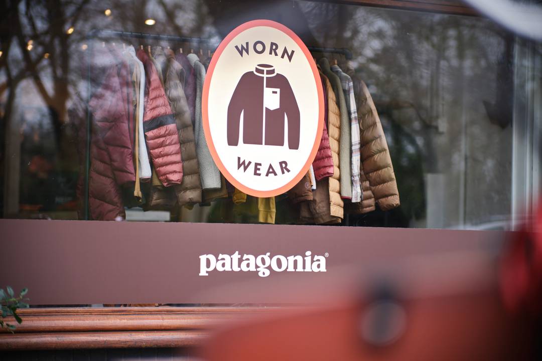 Patagonia Worn Wear Thrift Shop ter illustratie.