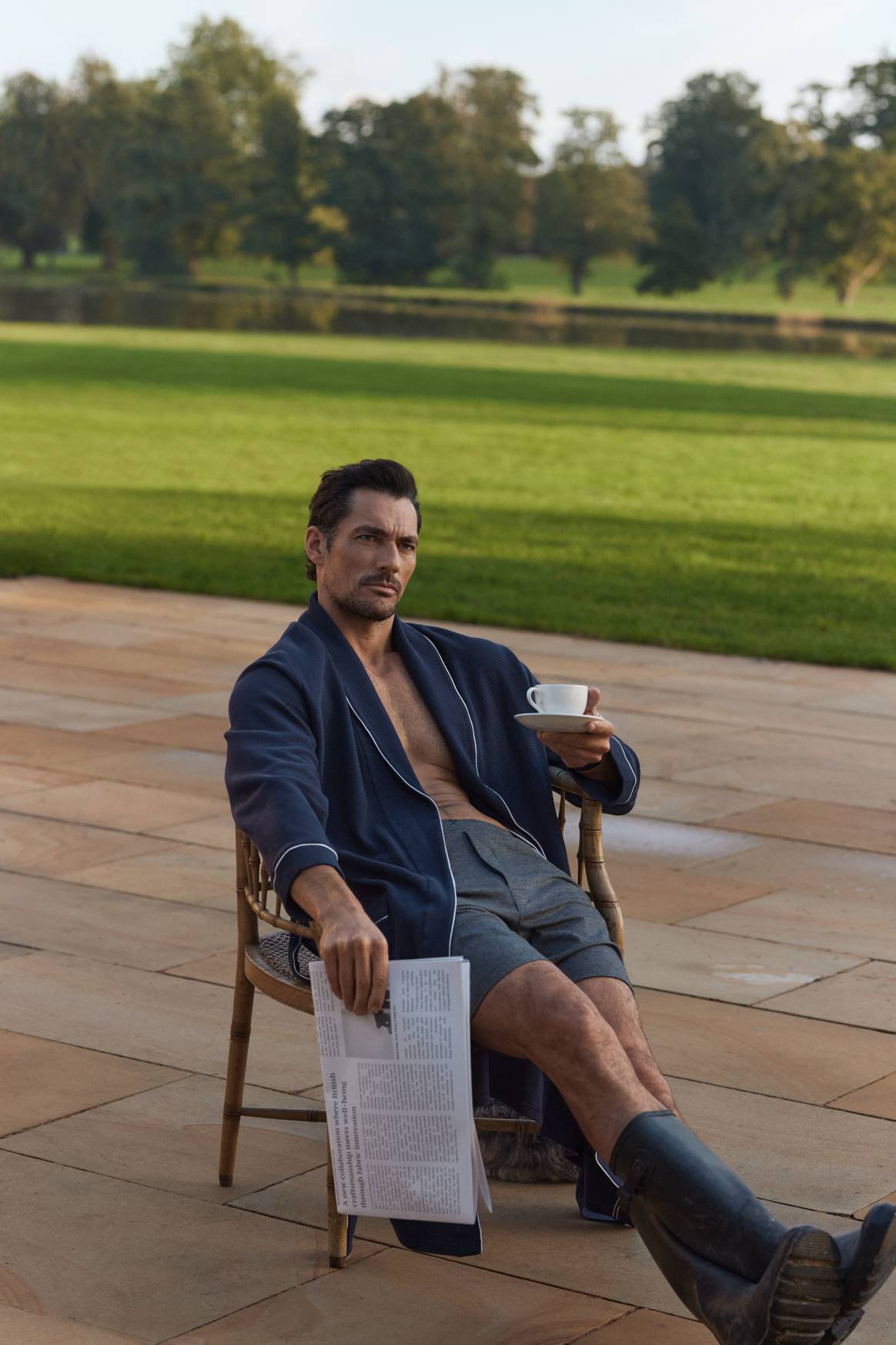 Hackett x David Gandy Wellwear - lounge and sleepwear collection