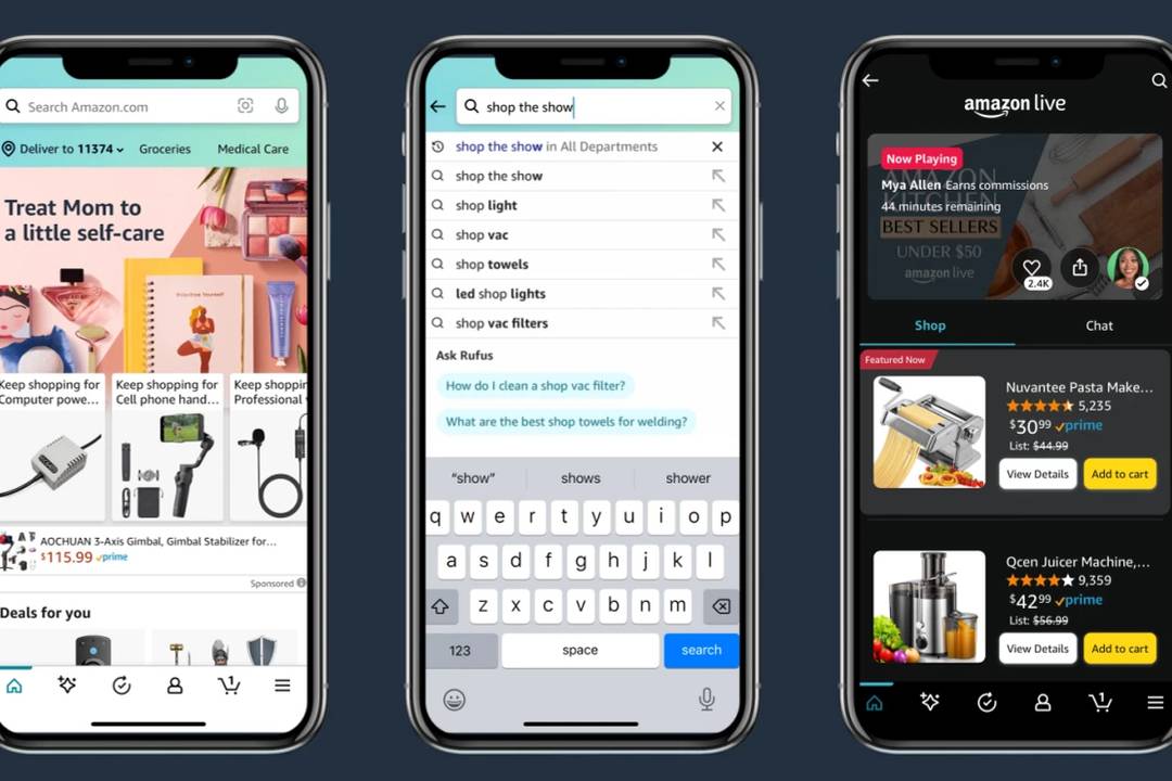 Amazon “shop the show” feature