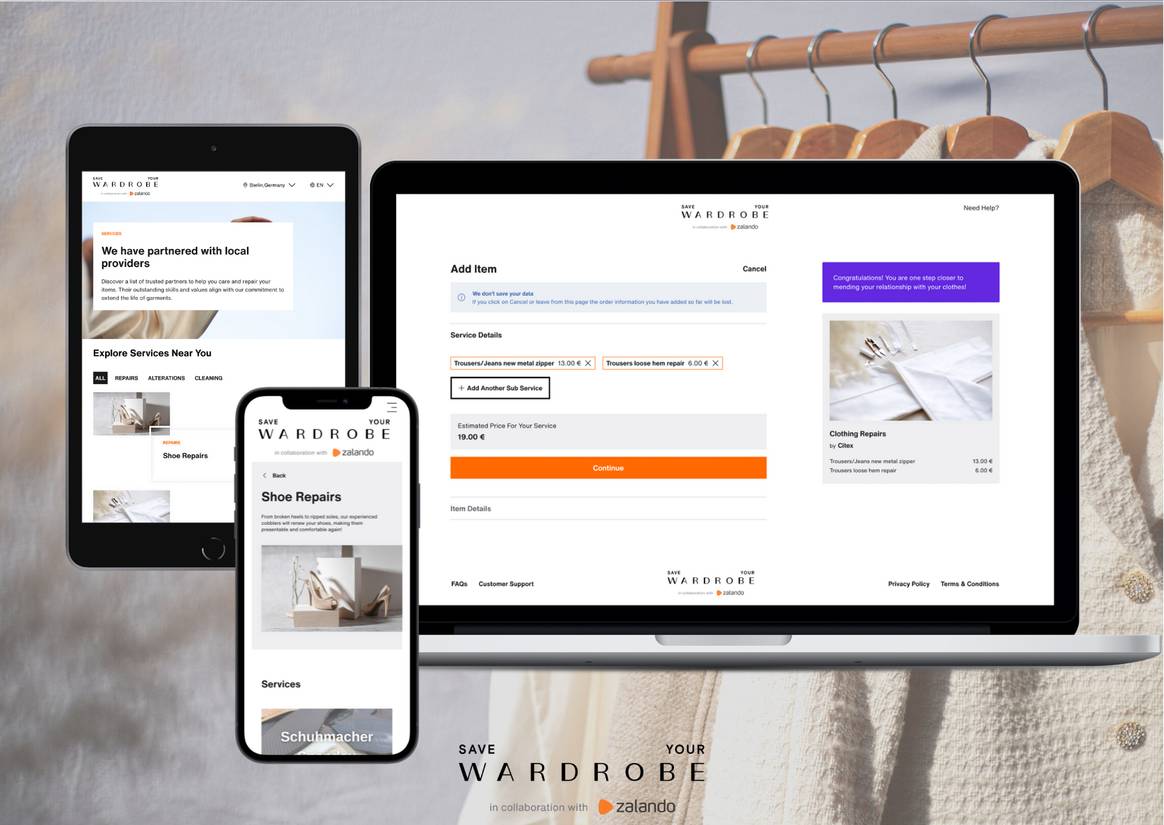 „Care & Repair" / Zalando