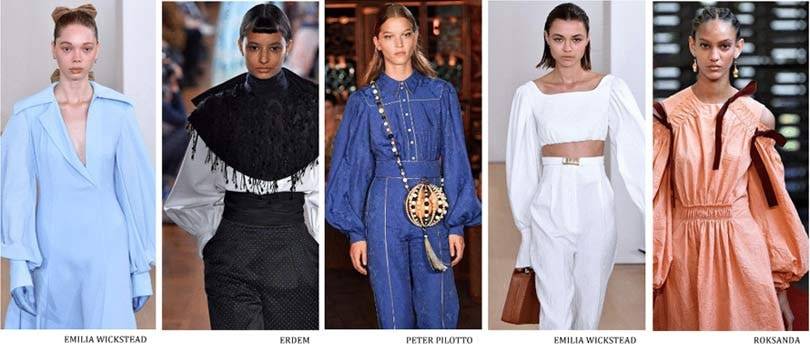"Велосипедки" и широкие плечи. Лондон, Нью-Йорк, Милан, Париж SS 2019: обзор трендов