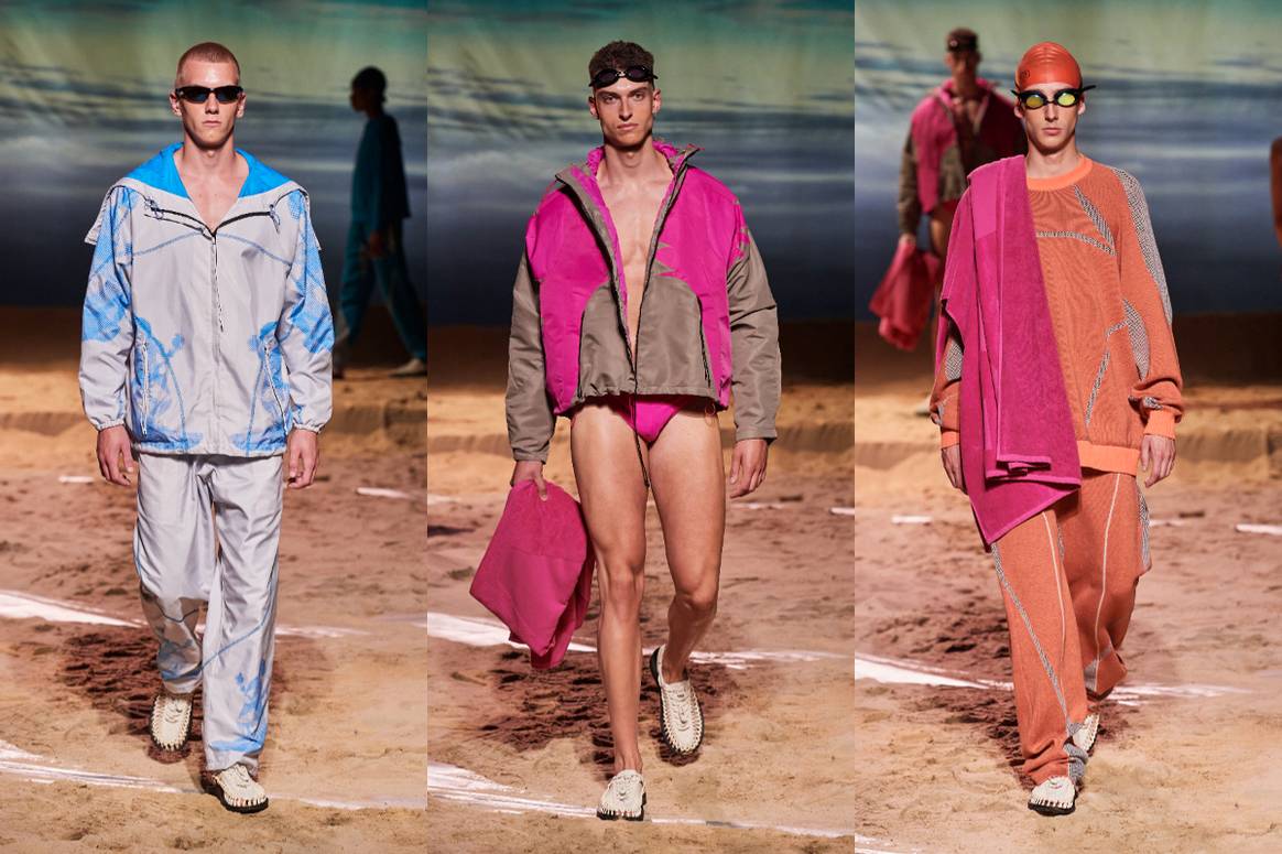 Crédits: Fashion Week de Londres juin 2023, Saul Nash collection printemps-été 2024. Image: Launchmetrics Spotlight