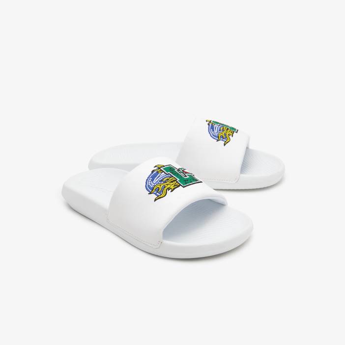 Damen-Schlappen Lacoste CROCO aus Synthetik | Lacoste