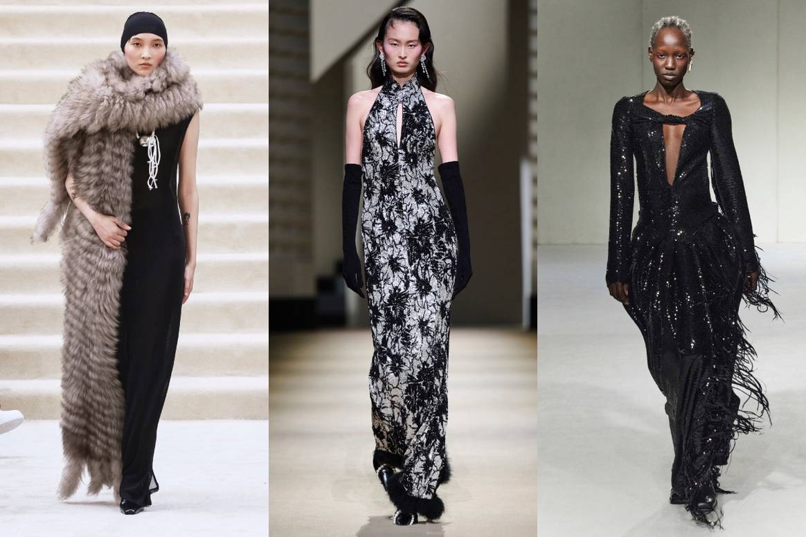 FW24-Looks: Wei, Le Fame und Plus (v.l.n.r.) FW