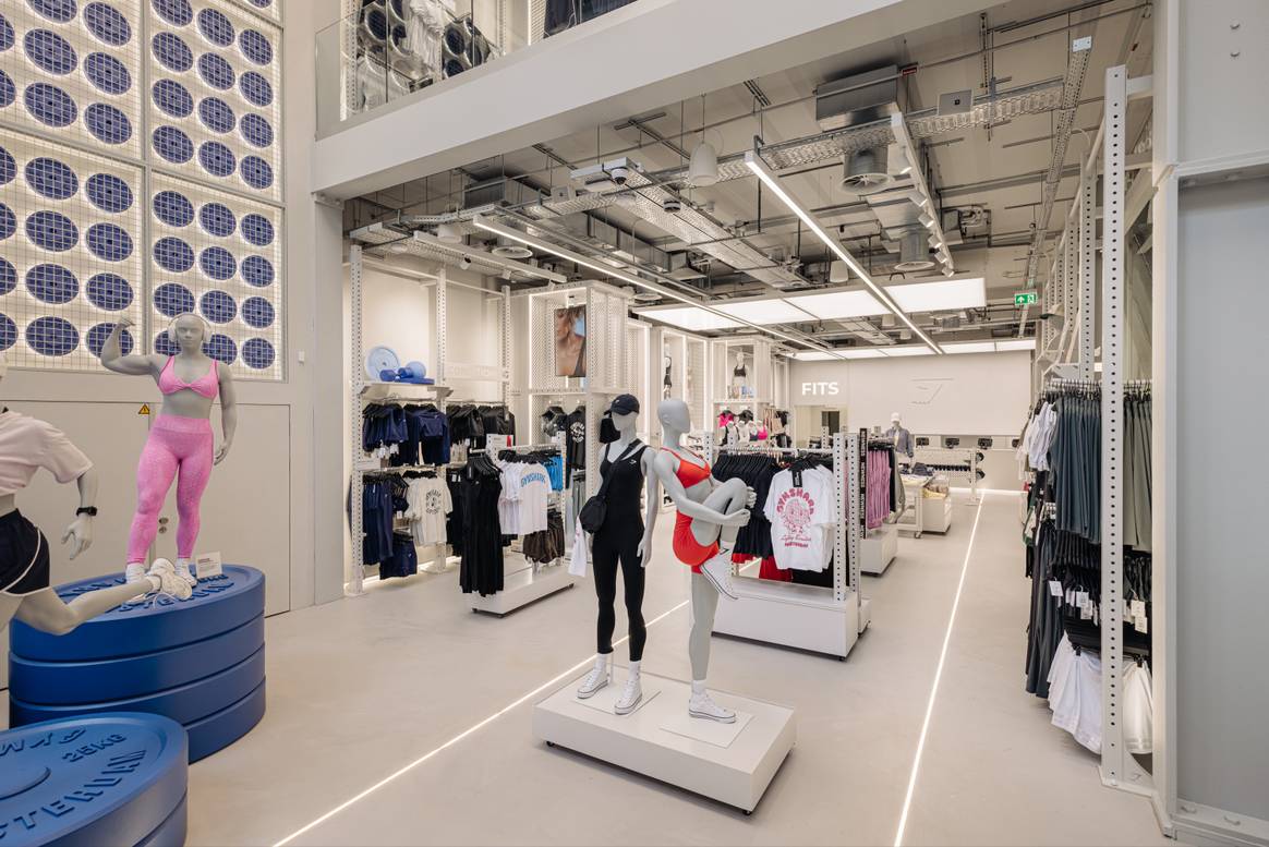 Gymshark aan de Kalverstraat 178 in Amsterdam