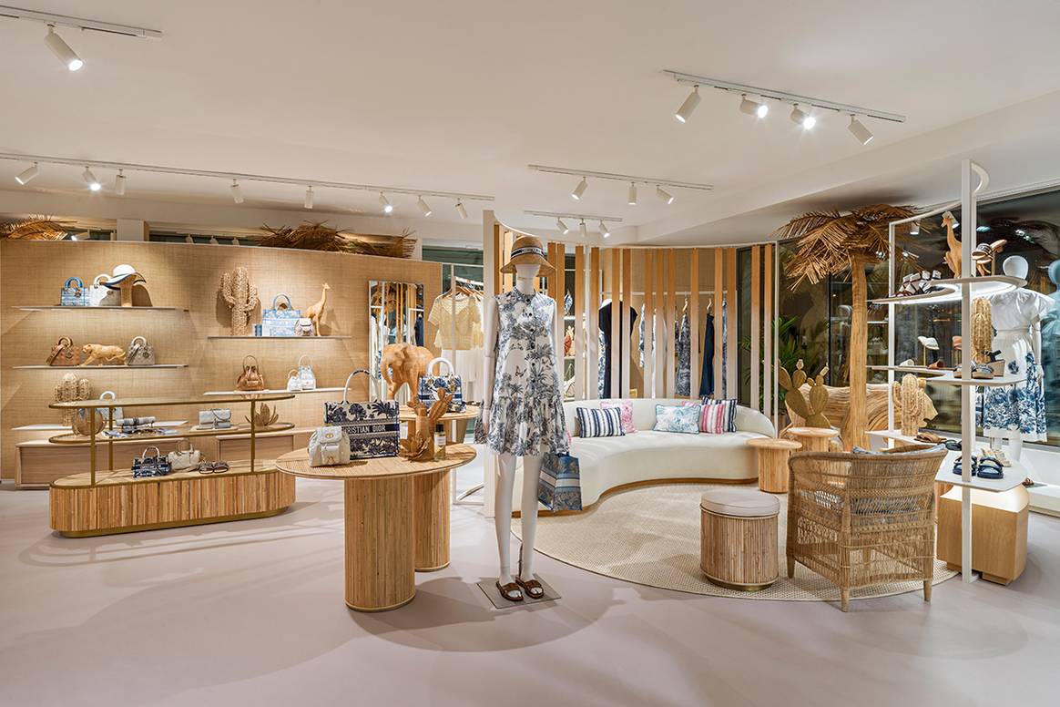 Tienda “resort” de Dior en Ibiza (España).