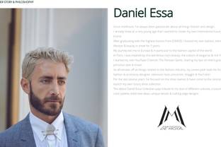 Daniel Essa, réfugié syrien et ambitieux styliste de luxe