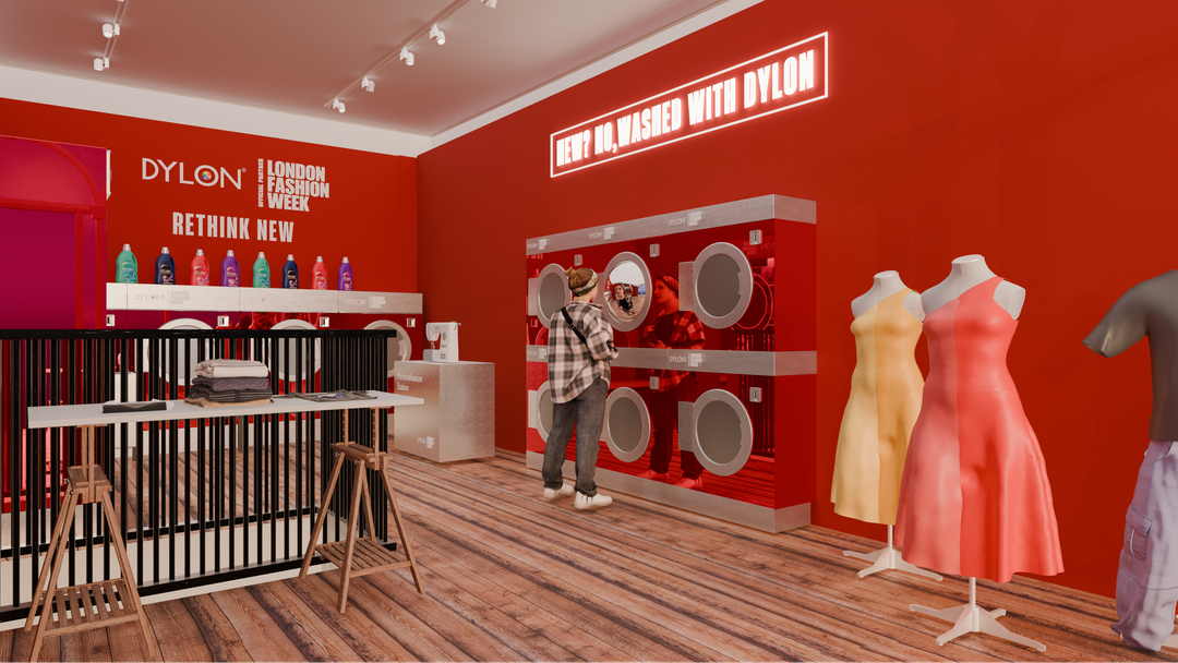 CGI of the Dylon Laundrette