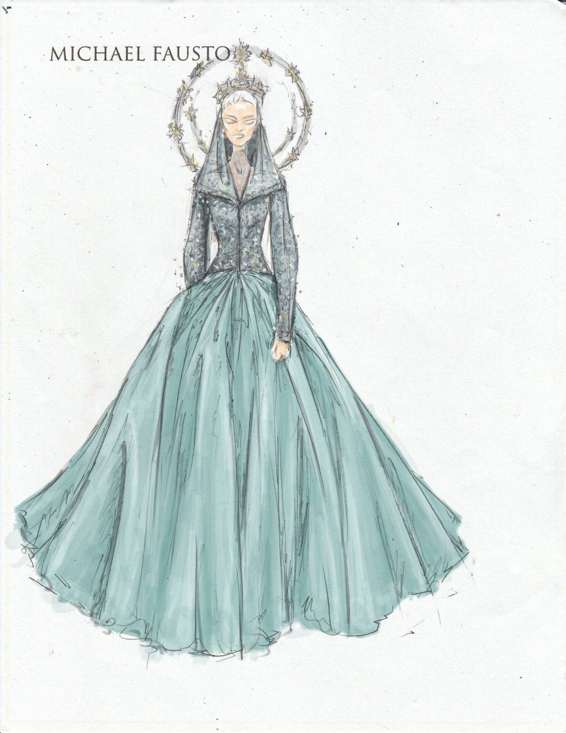 Michael Fausto SS25 design sketch