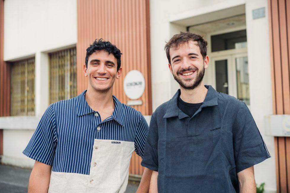 Mathieu Khouri et Simon Peyronnaudi, cofondateurs de Losanje.