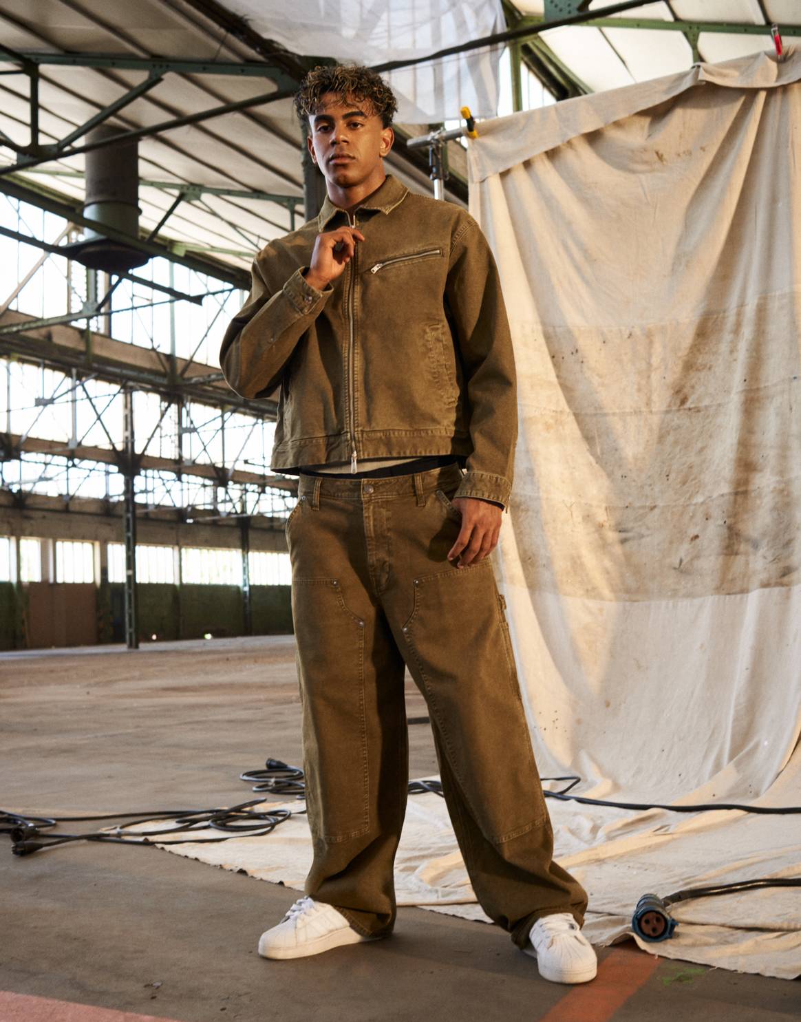 Lamine Yamal American Eagle collection final campaign look