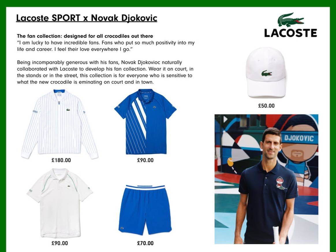 LACOSTE SPORT X NOVAK DJOKOVIC, LONDON NITTO ATP & MORE!