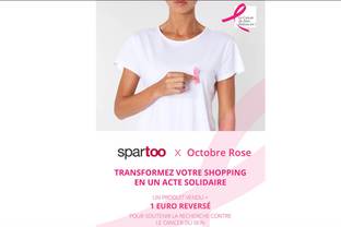 Pour Octobre Rose, Spartoo s’engage contre le cancer du sein 