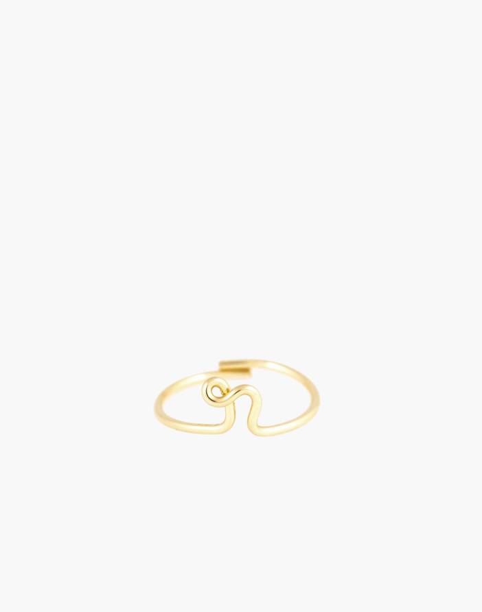 Atelier Paulin™ Poetic Letter Ring | Madewell