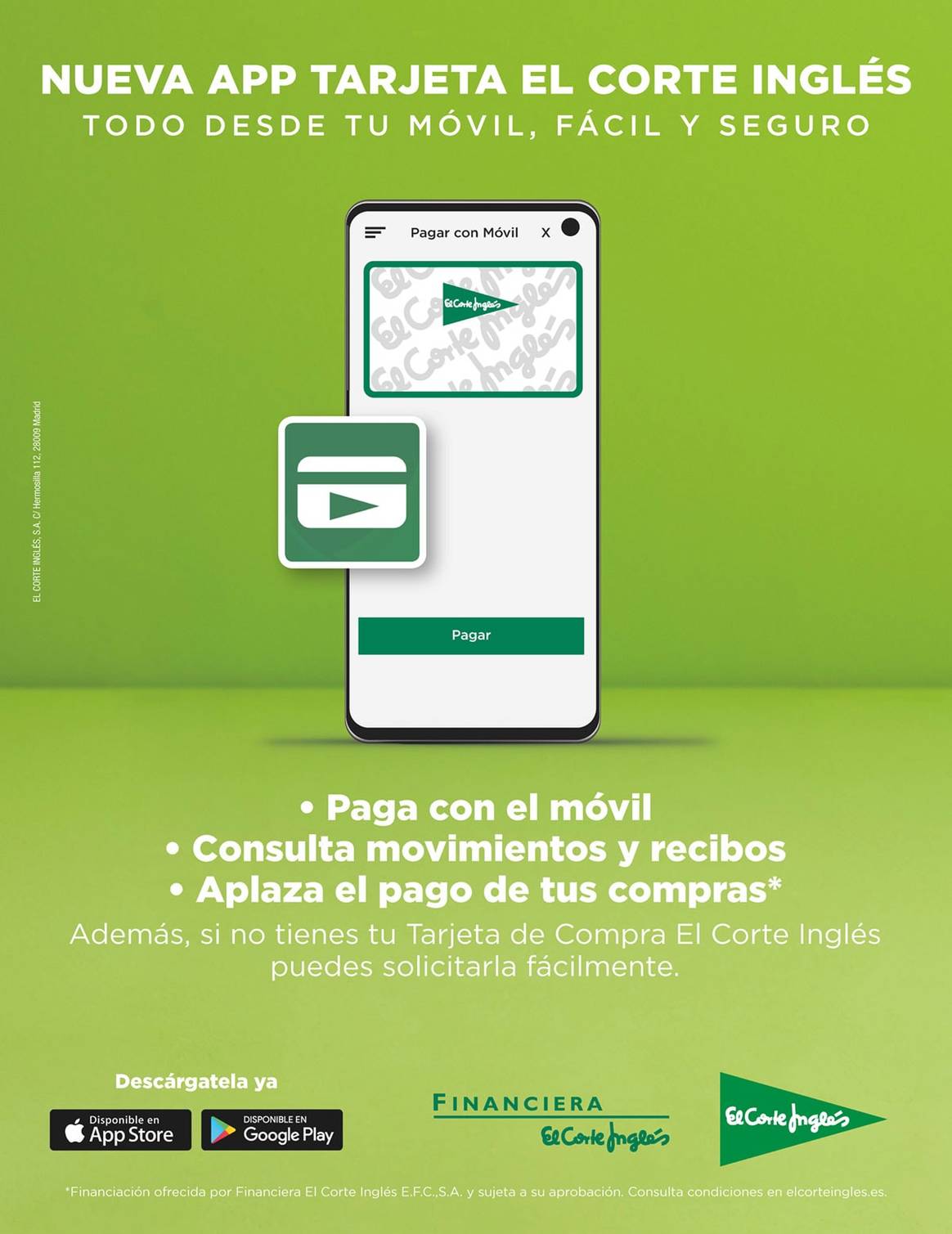 El Corte Inglés lanza una App para agilizar las compras desde el móvil