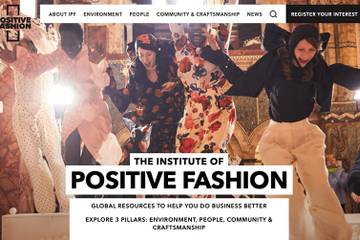 Institute of Positive Fashion launches website and new partnership
