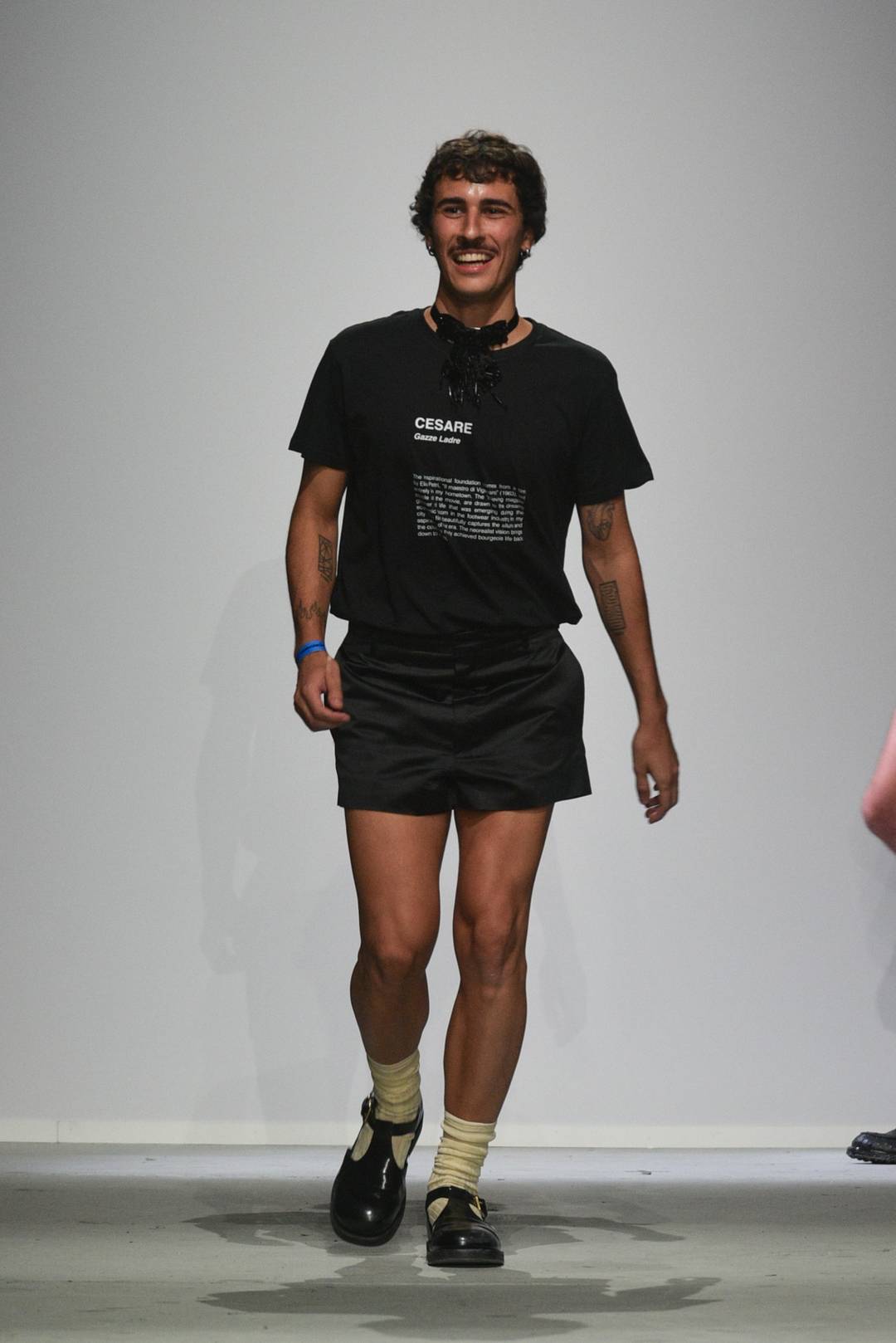 Cesare Garbin at the Istituto Marangoni Milan Best Of Fashion Show 2024.