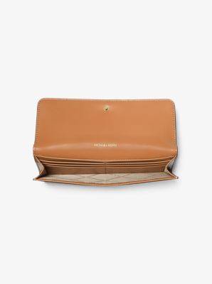 MK Jet Set Large Signature Logo Wallet | Michael Kors