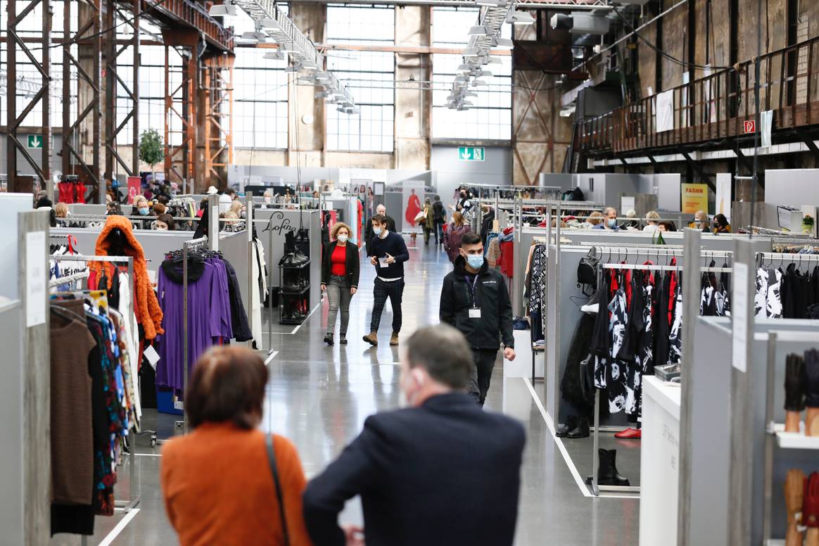 Beeld: de Düsseldorfse orderdagen in februari 2022. Te zien is Fashn Rooms | Foto: Igedo Company
