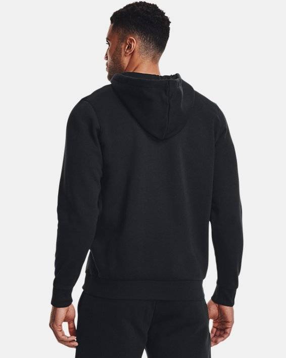 Herren Under Armour Essential Fleece-Hoodie mit durchgehendem Zip Midnight Blaue Marine | Under Armour