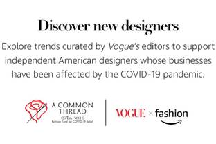 Vogue und CFDA schließen sich mit Amazon zusammen, um Designermode zu verkaufen