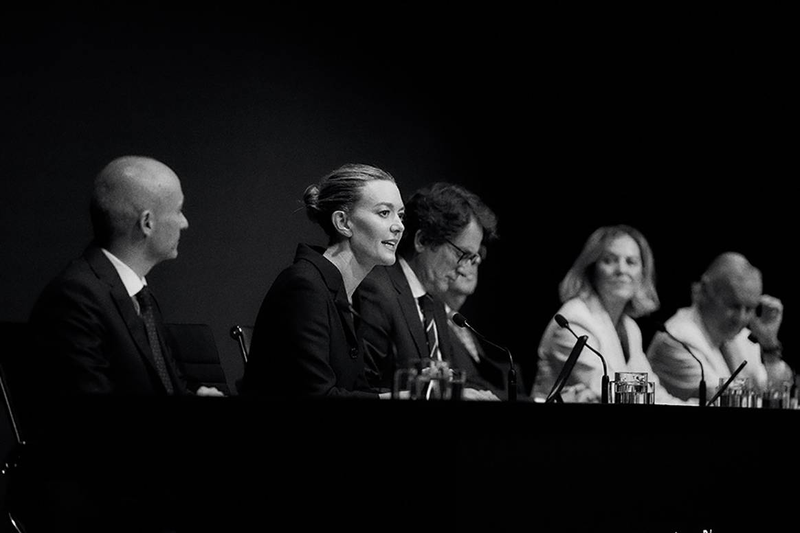 Créditos: Junta directiva de Inditex durante la celebración de la Junta General de Accionistas de la compañía de 2023. Fotografía de cortesía.