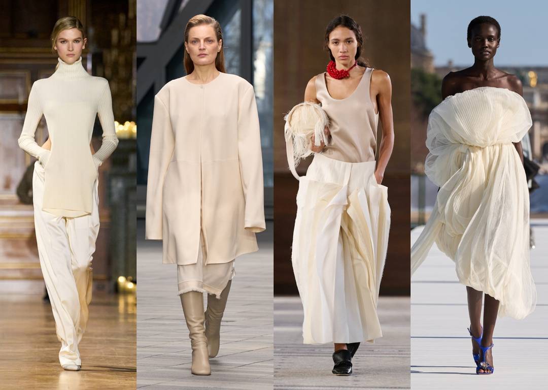 Lidewij Edelkoort’s ‘Milk’ SS27 trend in pictures: soft panna cotta tones symbolizing purity and understated beauty at