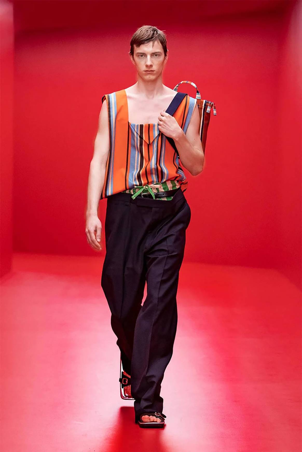 Photo Credits: Colección masculina para la temporada Primavera/Verano 2022, Prada.