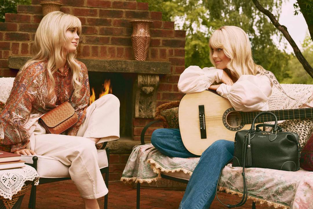 Lady Eliza and Lady Amelia Spencer star in the Aspinal of London summer 2025 campaign
