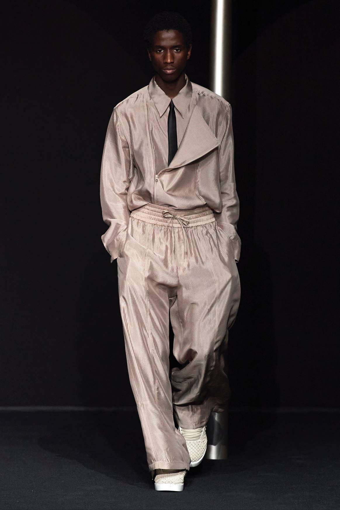 Credits: Image: Emporio Armani Menswear SS24 Look 21 via Spotlight Launchmetrics