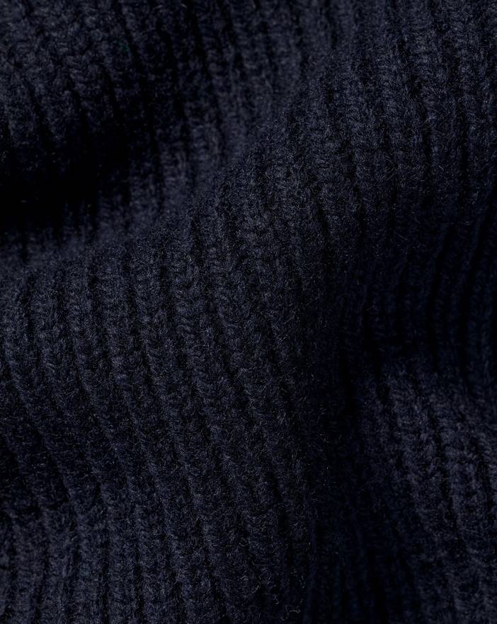 Men's Charles Tyrwhitt Chunky Zip Funnel Neck Cardigan | Charles Tyrwhitt