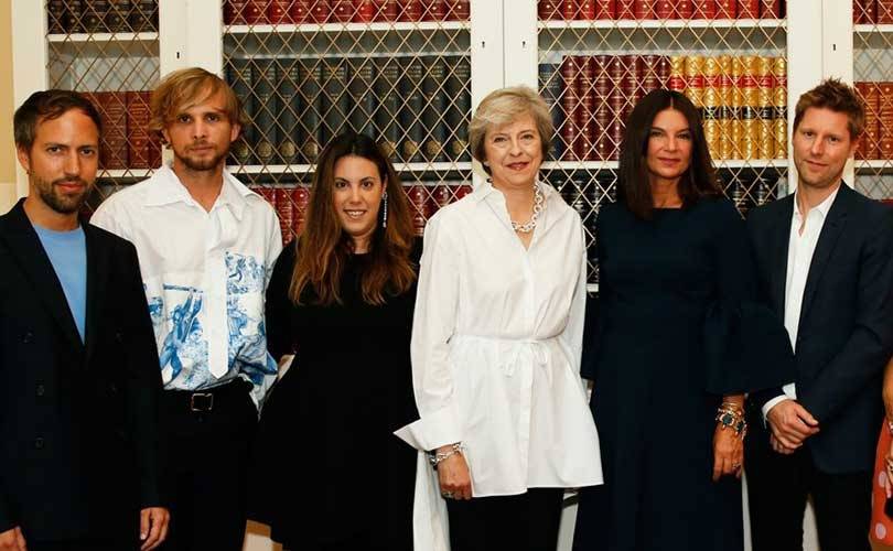 Prime Minister Theresa May hosts LFW welcome reception