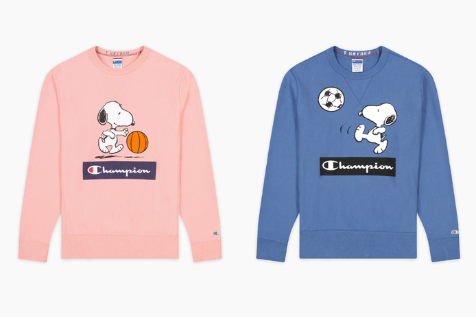 予約》Champion/チャンピオン SNOOPY NEWYORK TSH（Tシャツ