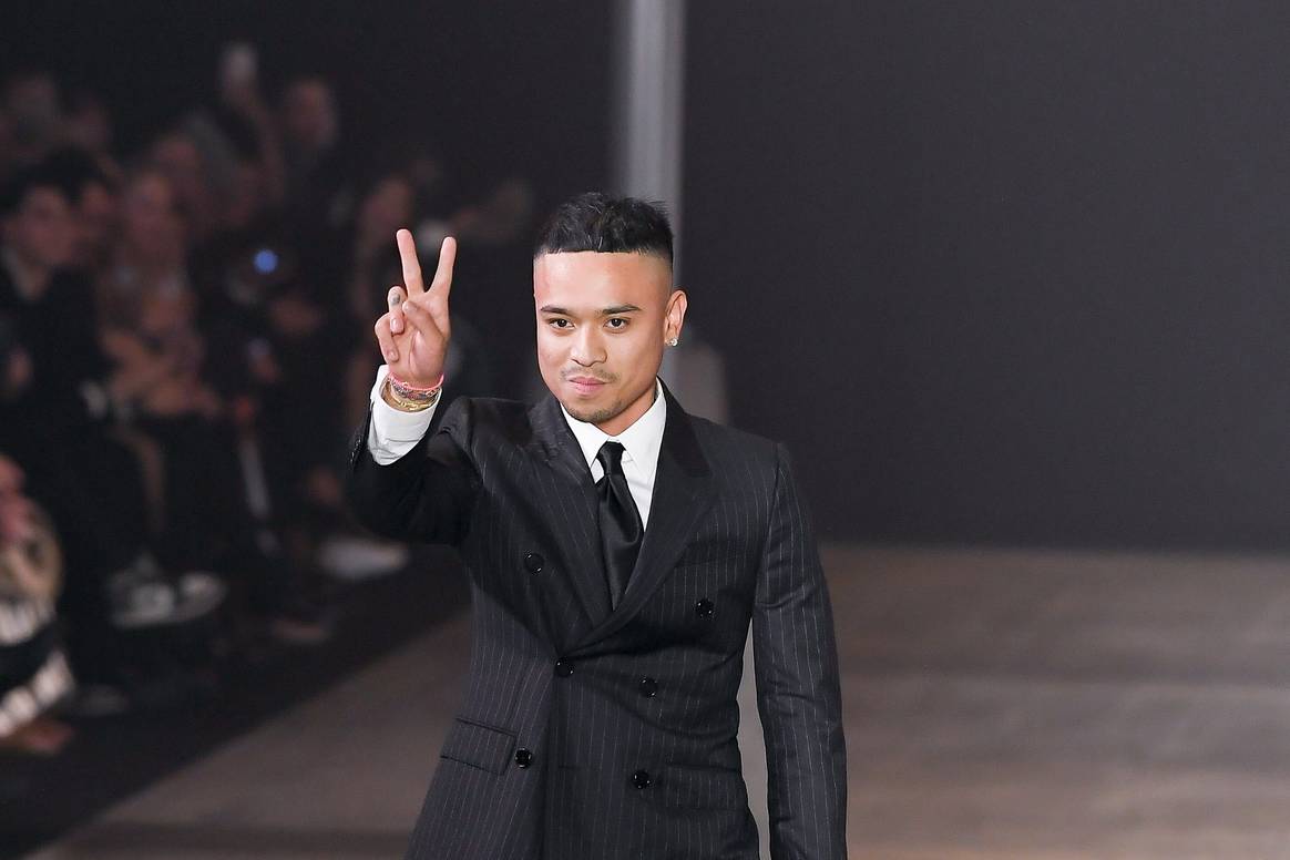 Rhuigi Villaseñor. Imagen: Bally SS23 via Catwalkpictures