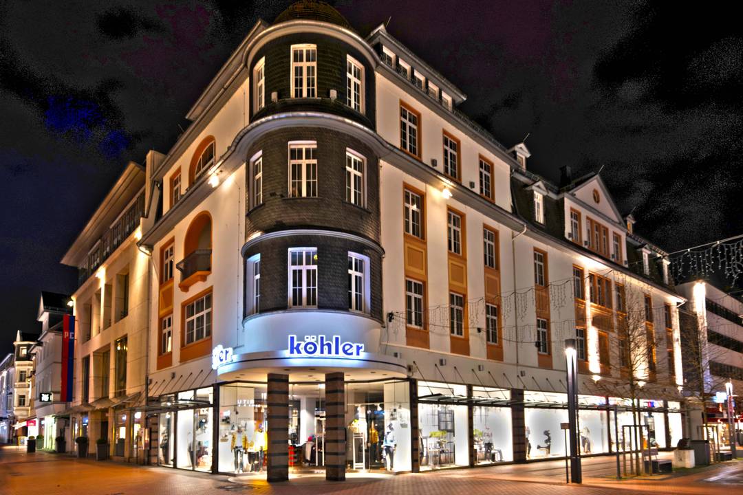 Das Modehaus Köhler in Gießen