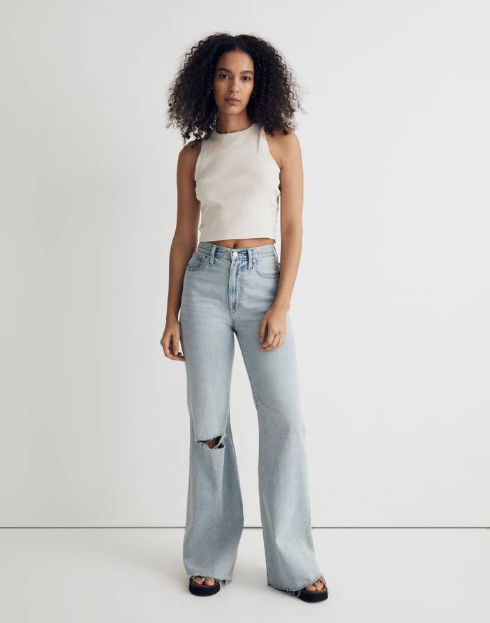Supima® Rib Crop Tank | Madewell