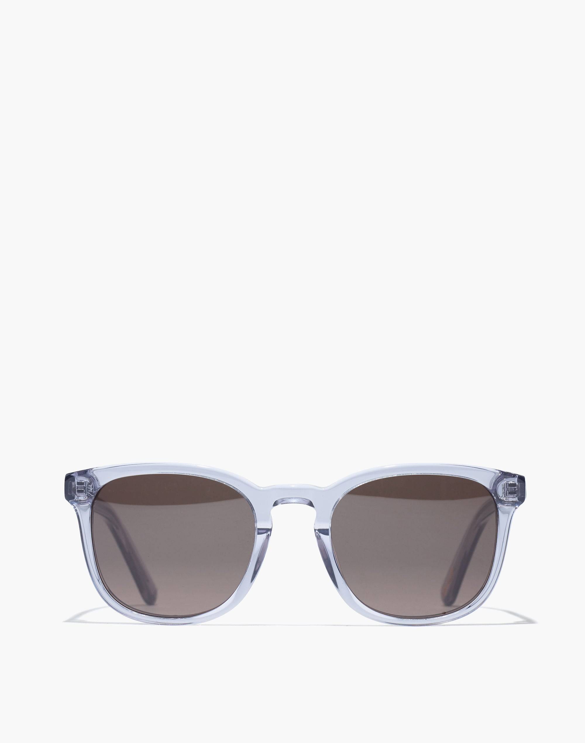 Madewell Clear Frame Sunglasses with Dark Gray Lenses Madewell Sunglasses for Women for sale | eBay main image 3