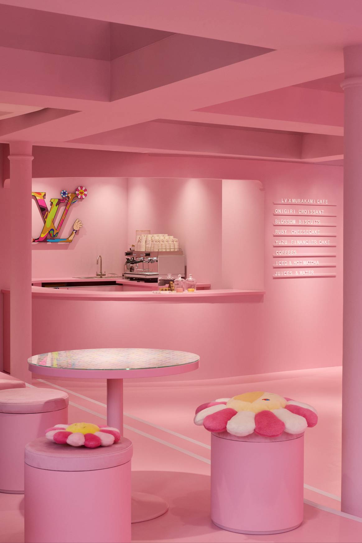 Louis Vuitton x Murakami pop-up in London