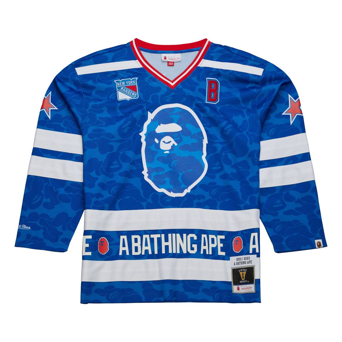 Mitchell & Ness x Bape x NHL collection