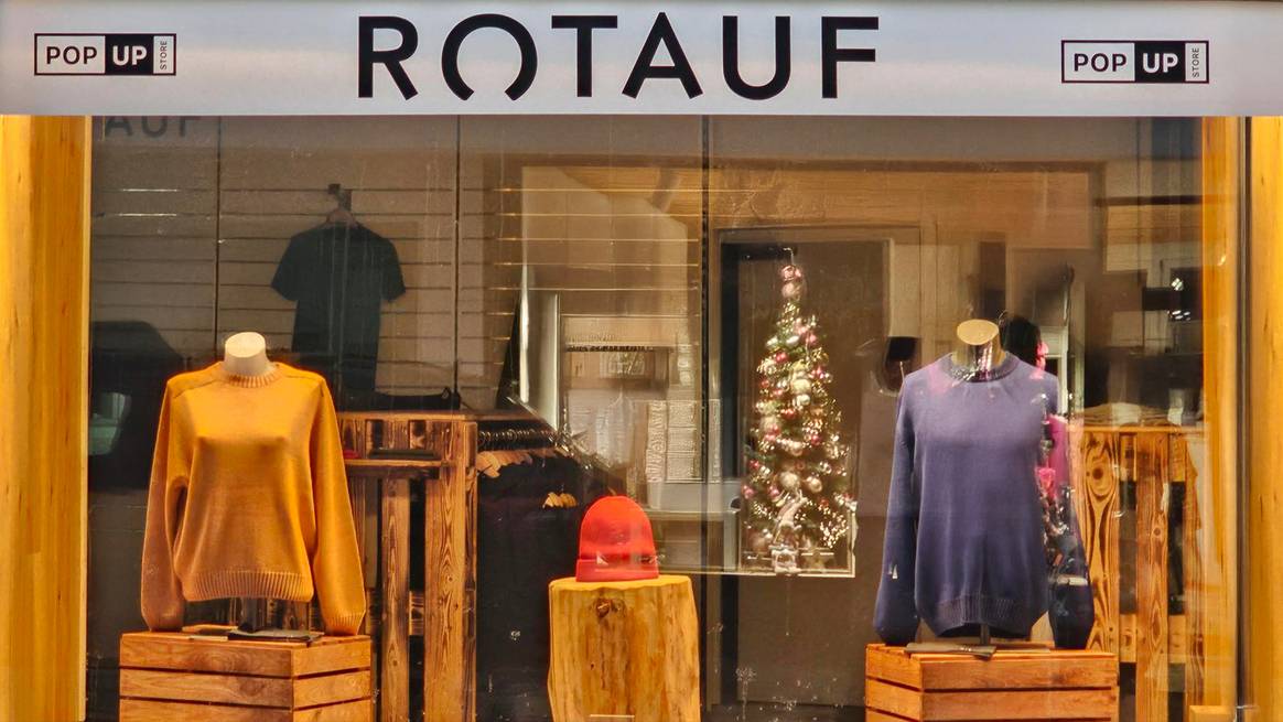 Rotauf Pop-up im Go Vertical in Davos