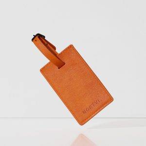 Burnt Orange luggage tag | NORTVI