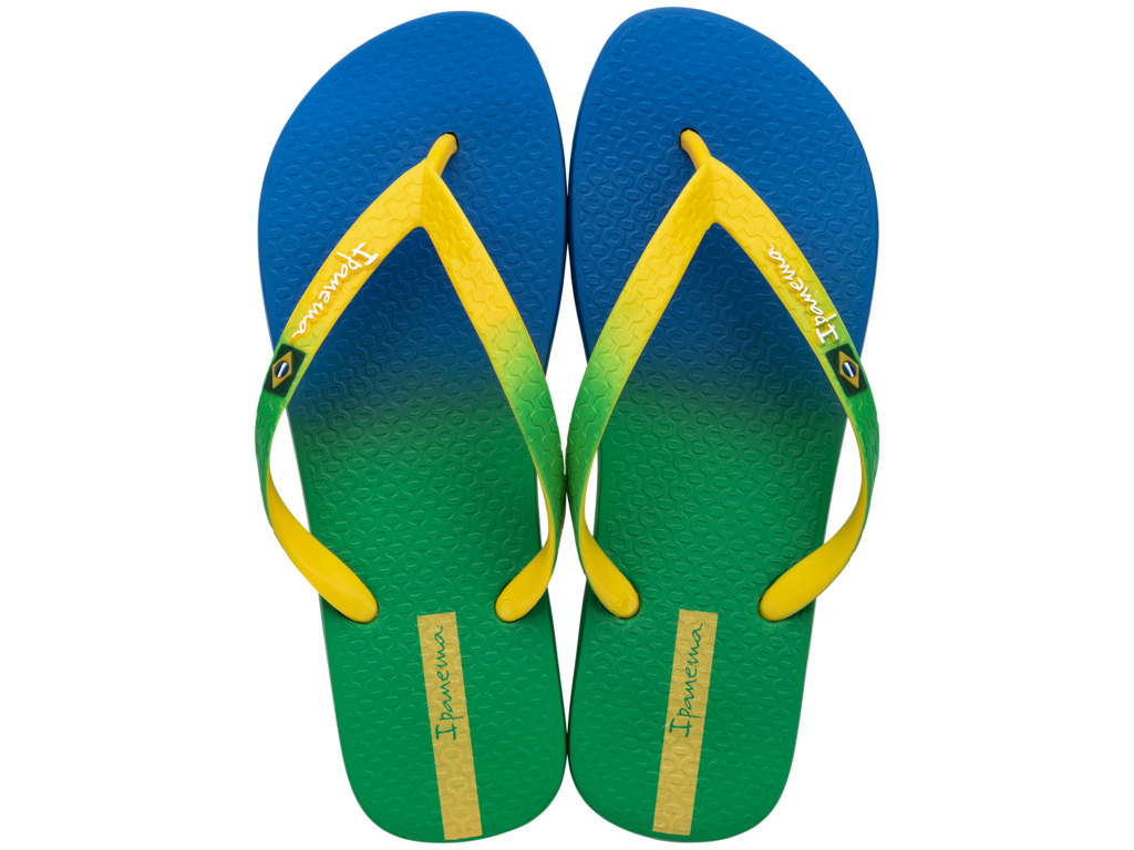 Ipanema Brasil, impression en dégradé de bleu, vert et jaune | Crédits : Ipanema Divulgation