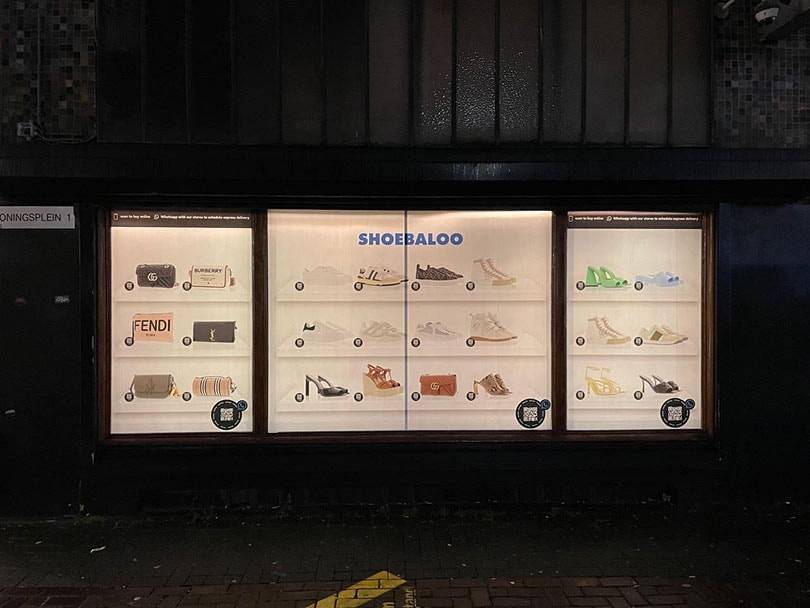 De Shoebaloo-winkel op
het Koningsplein. Foto: Diek van Tol