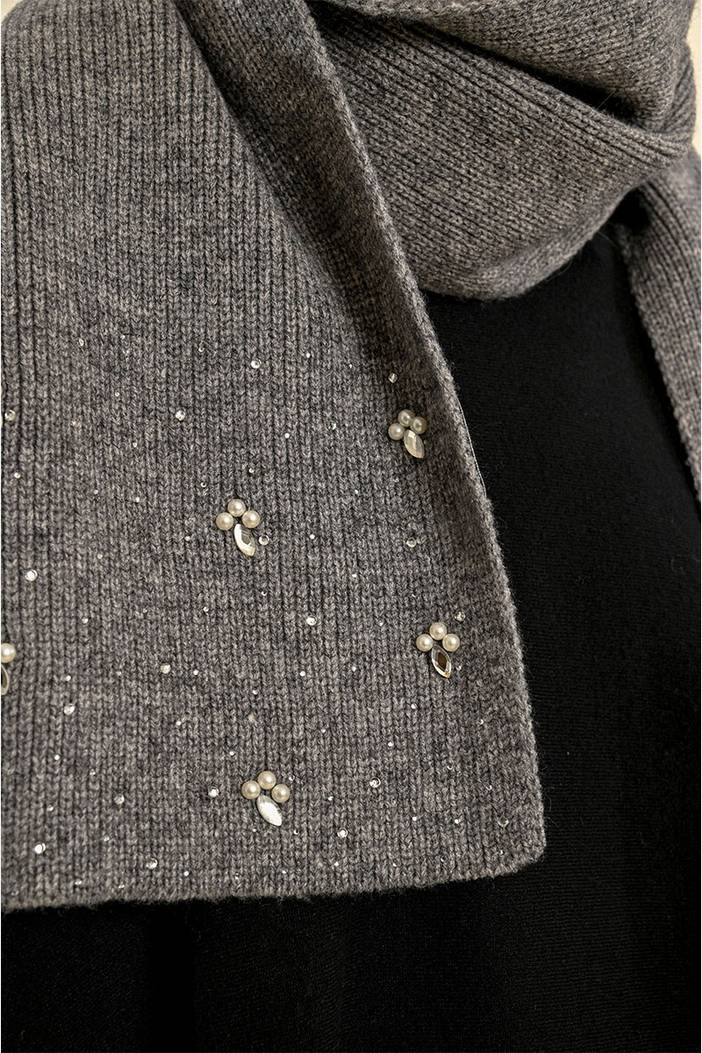 Echarpe avec strass & perles | Molly Bracken