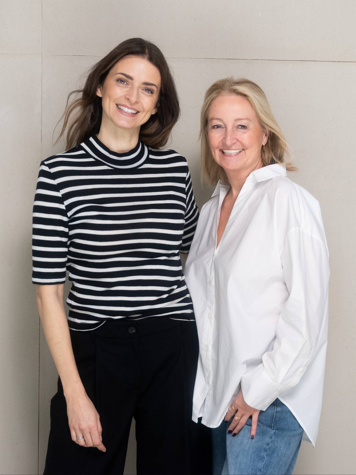 Eva Padberg (links) mit Claudia Lanius.