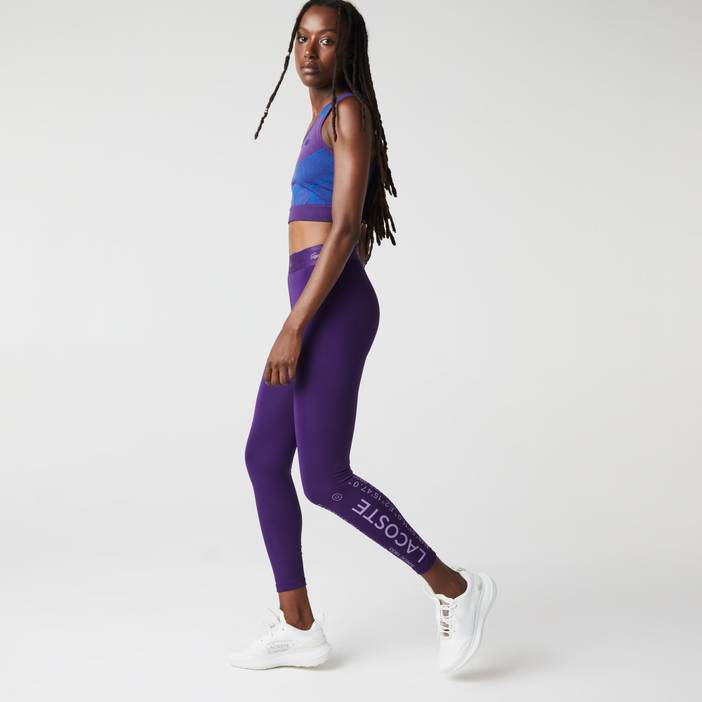 Damen Lacoste Sport Leggings mit Aufdruck | Lacoste